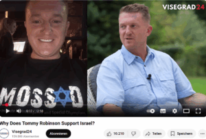 Mehr über den Artikel erfahren Großbritannien: Warum Tommy Robinson Israel unterstützt
